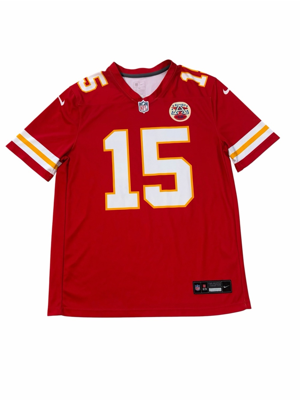 Nike NFL Kansas City Chiefs Patrick Mahomes Football Jersey Mens Medium #15 Red